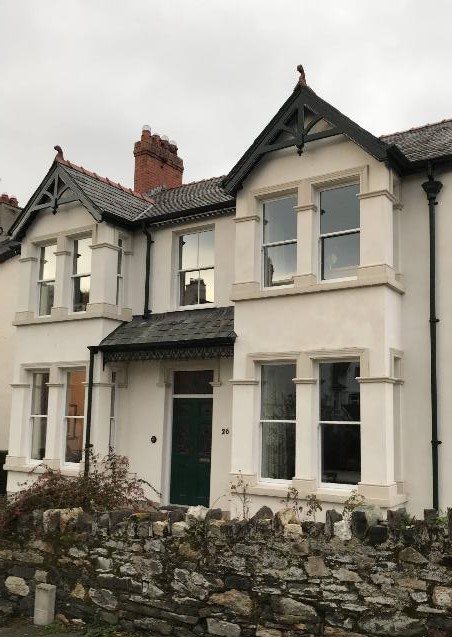 a beautiful double fronted Victorian house in Conwy